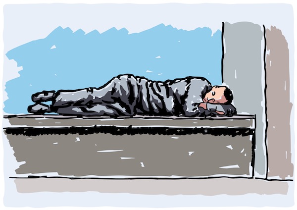 Image result for sleeping rough clipart