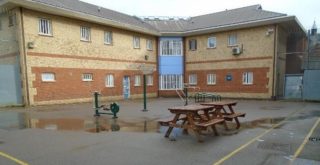 Bedford Prison Recreation Yard, Courtesy HMIP
